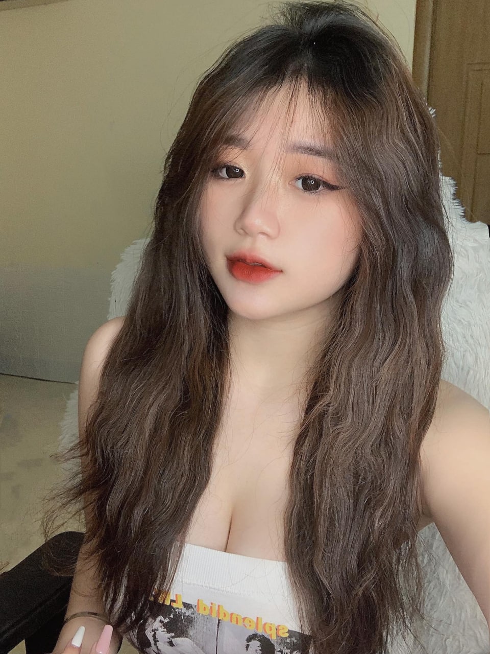 Asian babe gets all the cock